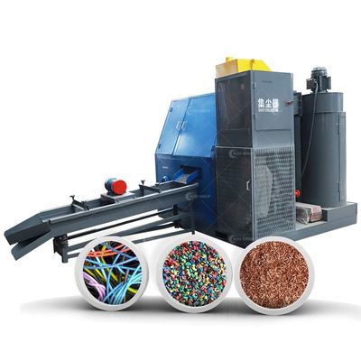 Máquina de reciclaje de alambre de ordenador de desechos con mini granulador de cobre de 100-1000 kg de capacidad