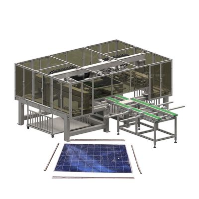 Máquina de reciclaje de paneles solares de capacidad de 200-1000 kg/h para la recuperación de láminas fotovoltaicas ecológicas