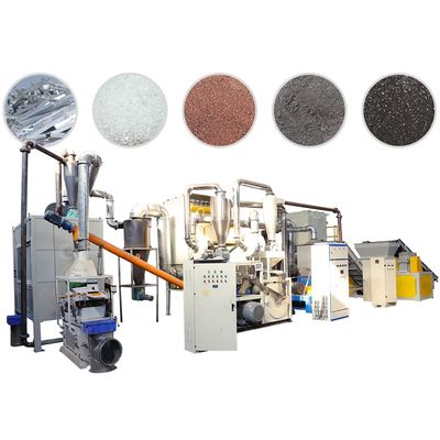 Máquina de reciclaje de paneles solares de capacidad de 200-1000 kg/h para la recuperación de láminas fotovoltaicas ecológicas