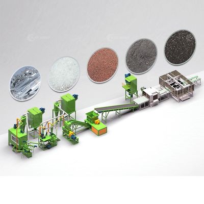 Máquina de reciclaje de paneles solares de capacidad de 200-1000 kg/h para la recuperación de láminas fotovoltaicas ecológicas