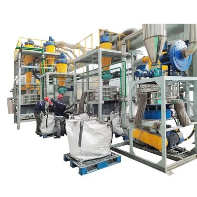 Máquina de reciclaje de baterías de litio de 200 a 1000 kg/h para la línea de producción de polvo de cátodo