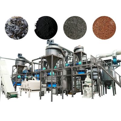 Máquina de reciclaje de baterías de litio de 200 a 1000 kg/h para la línea de producción de polvo de cátodo