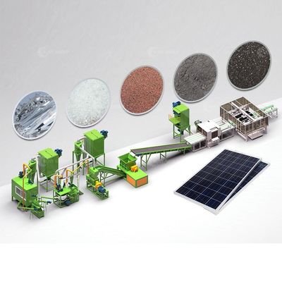 Máquina de reciclaje de paneles solares personalizada El equipo esencial para el reciclaje de chatarra