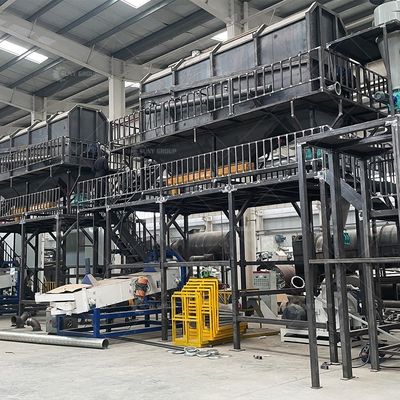 Alta tasa de separación Materia prima chatarra Batería de litio Batería portátil Batería planta de trituración
