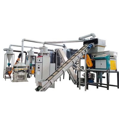 Máquinas de separación de baterías de computadoras portátiles usadas para móviles y computadoras portátiles de capacidad de 200 a 3000 kg/h