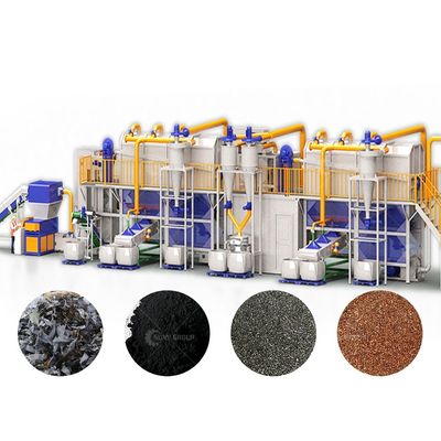 Sistema de reciclaje de baterías de iones de litio de última generación para una capacidad de 200-3000 kg/h