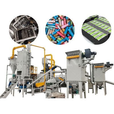 Máquina de reciclaje de polvo de mezcla de litio y grafito de cobalto para baterías de computadoras portátiles manufacturadas
