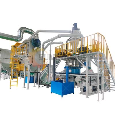 Máquina de reciclaje de baterías de litio de diseño cilíndrico para la separación de chatarra de baterías