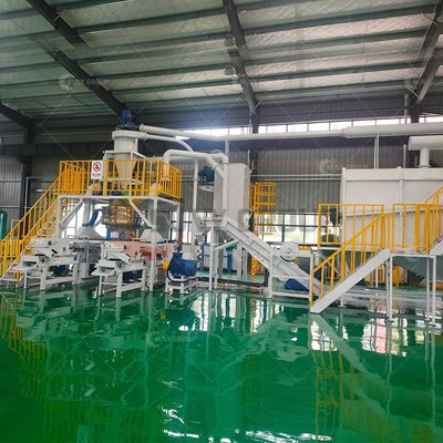Máquina de reciclaje de baterías de litio de diseño cilíndrico para la separación de chatarra de baterías