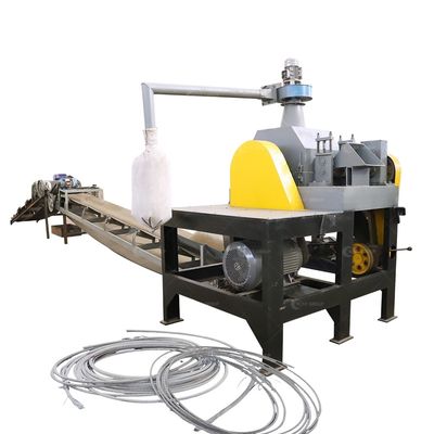 Máquina de reciclaje de cables reforzados con acero de conductor de aluminio con corte de alambre ACSR