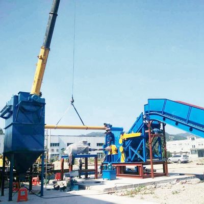 Trituradora de martillo pesado para el perfil de aluminio y trituración de chatarra de metal personalizada 20000 KG