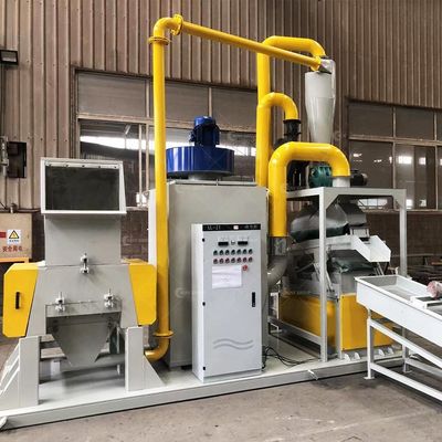 Equipo profesional de trituración y separación de alambre de cable de cobre Voltado 380V 50Hz 3Fase