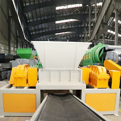 Trituradora de chatarra de acero inoxidable controlada por PLC para el reciclaje de metales en plantas de fabricación