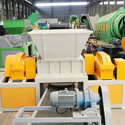 Trituradora de chatarra de acero inoxidable controlada por PLC para el reciclaje de metales en plantas de fabricación