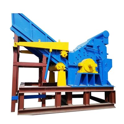 Máquina de trituración de martillo de desechos de alta productividad de estator de motor de chatarra de metal