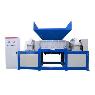 800-5000 kg/h Capacidad Máquina de trituración de chatarra de hierro de doble eje con material de cuchillas D2