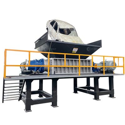 PLC controlado por doble eje de la máquina de trituración de paletas de madera para su requisito