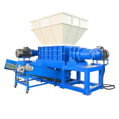 9CrSi/D2/SKD-11 Blades Double Shaft Shredder para madera y chatarra de metal de neumáticos de plástico