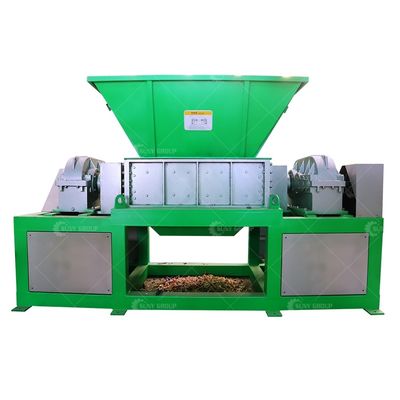 Máquina de trituración de madera multifuncional para papel cortado en arrugas y trituración de metal de doble eje